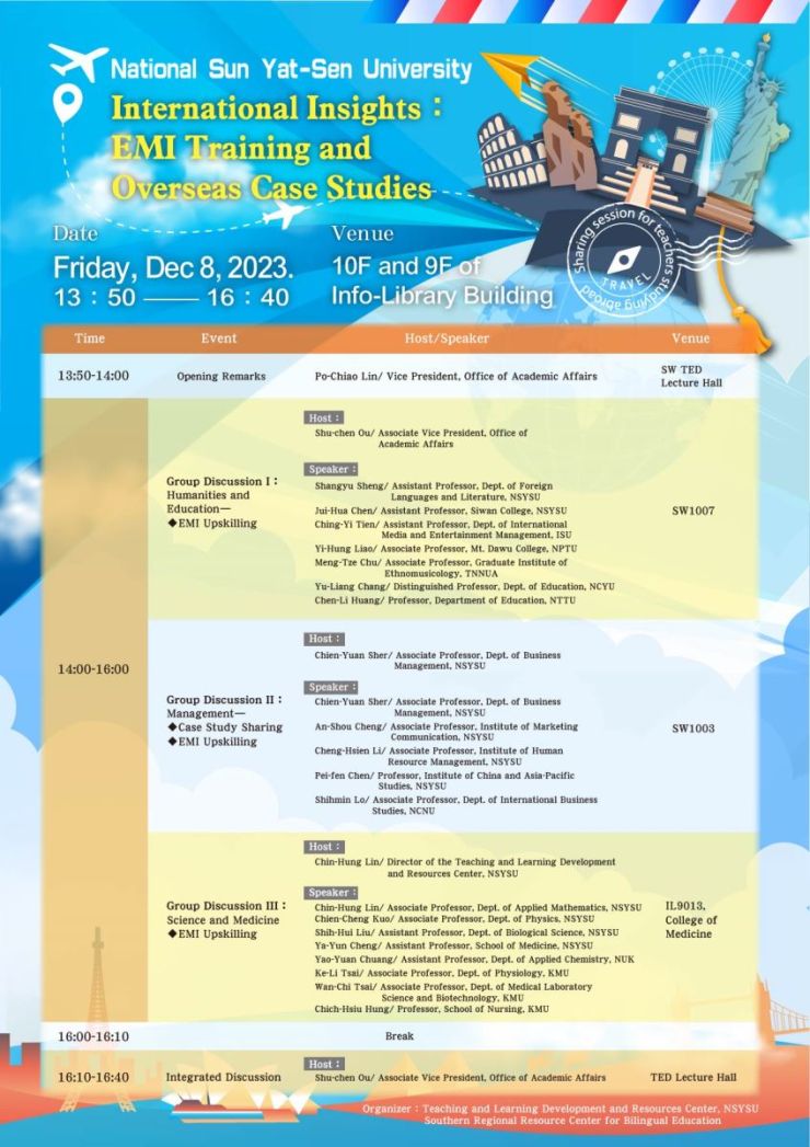 International Insights: EMI Training and Overseas Case Studies