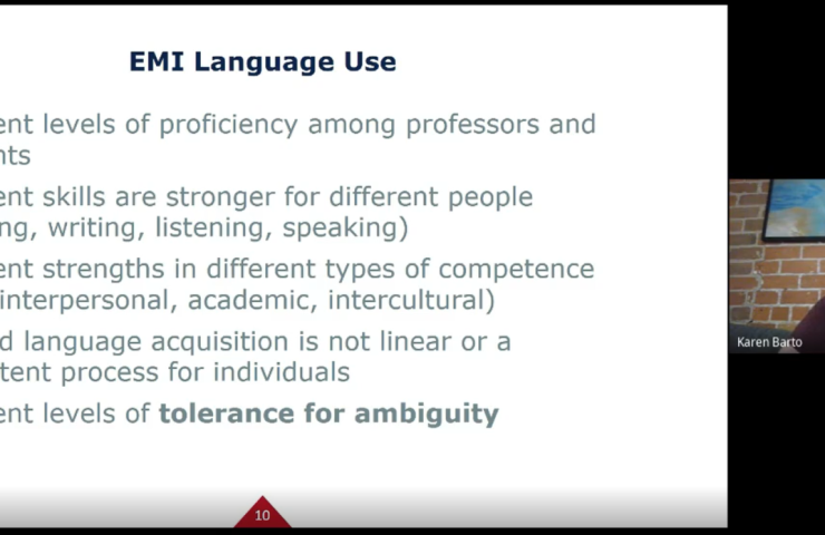 EMI Online Workshop: EMI Strategies and Language Use